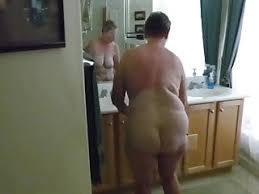 Chubby granny masturbates after showering jpg x Granny shower