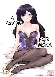 Mona holding her legs up genshin impact jpg x Mona genshin