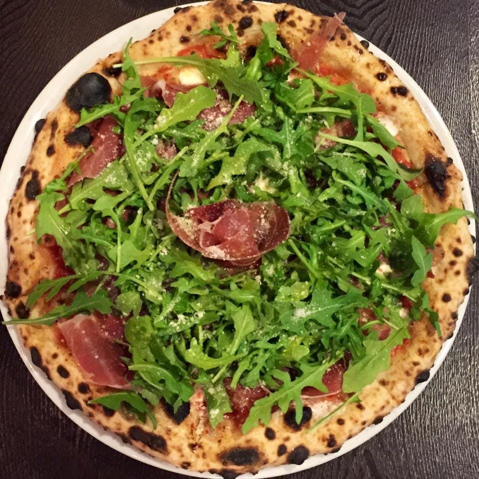 Basil Brick Oven Pizza by null