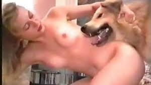 Hot girl has bestiality sex with her dog on her bed luxuretv jpg x Dog has sex with girl