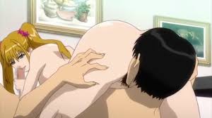 Hot anime hentai blonde girl watches porn and enjoys virtual sex with a pretty lad jpg x Sex with hot girl