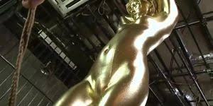 Gold paint porn tube videos at youjizz jpg x Gold paint