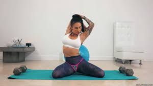 Yoga girl enjoys herself jpg x Yoga girl