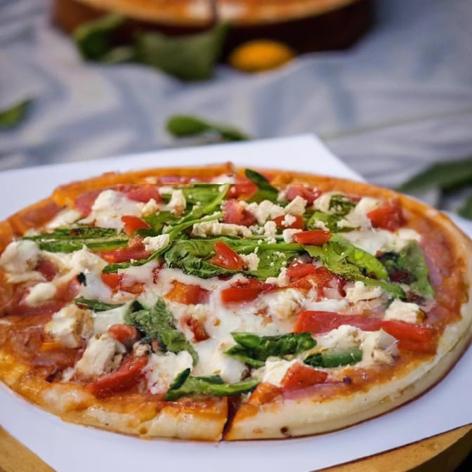 Square Pizza by null