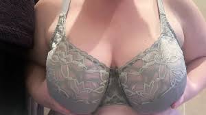 Big boobs fall out of cleavage in fitting room jpg x Boobs fall out