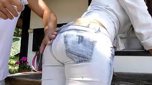 Teen making selfie photo in tight jeans jpg x Jeans teen