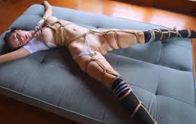 Spread eagle tied down and plugged full jpg x Tied spread eagle