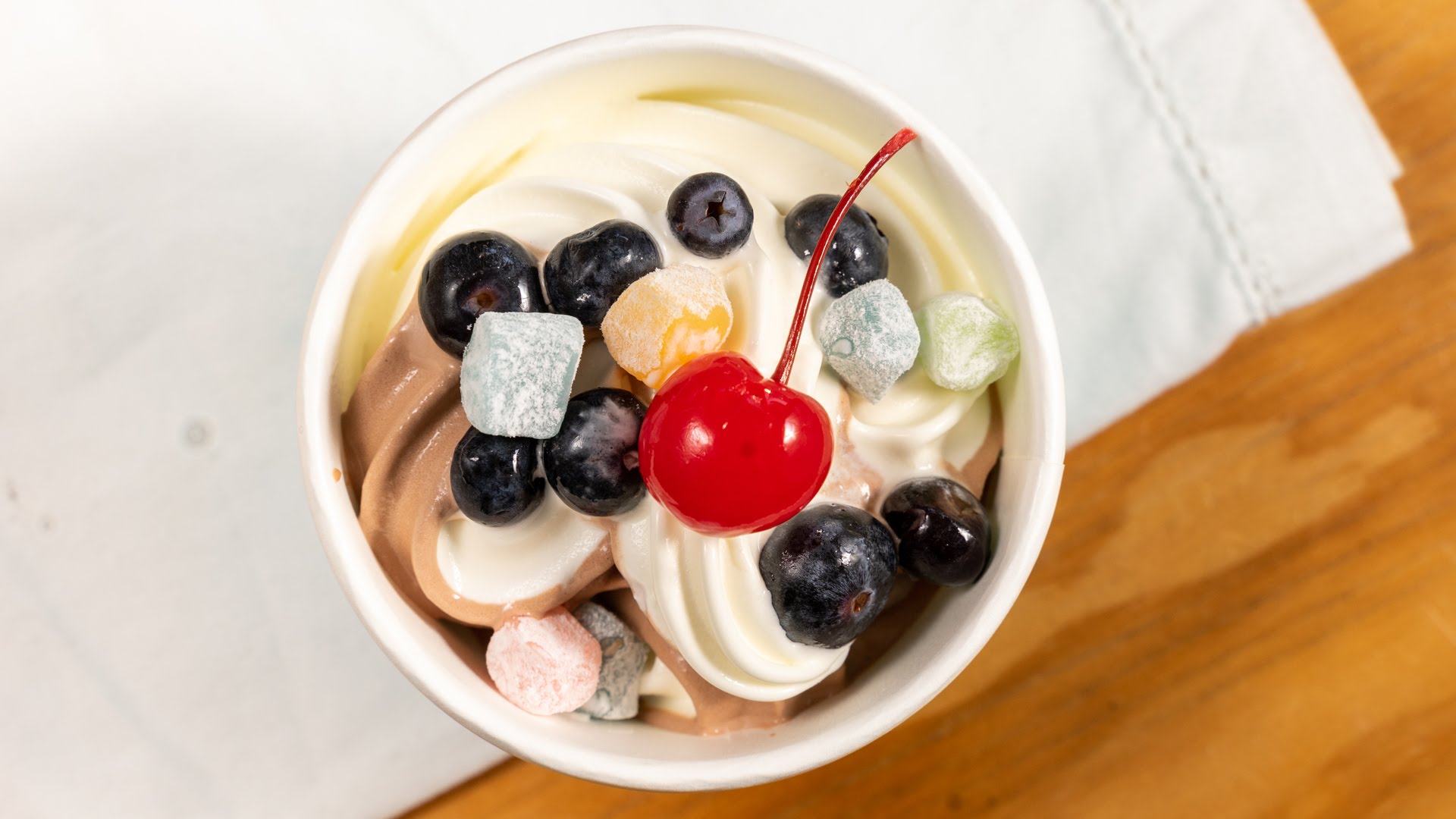 Easy Breezy Frozen Yogurt Sunset by null