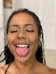 Teen black facial comp jpg x Ebony cum facial