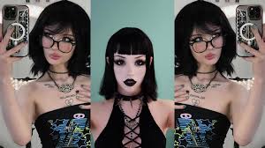 Goth girlfriend cumming all over jpg x Gothic girl