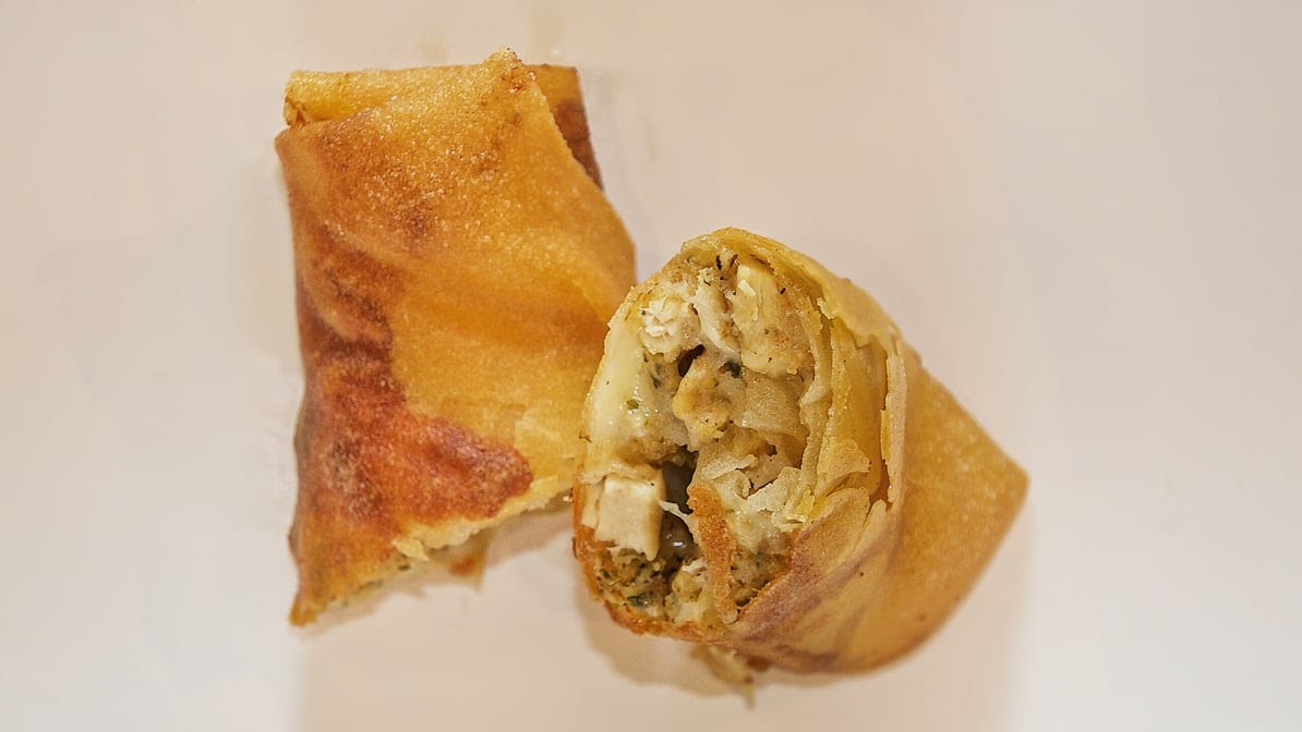 Rolled Up Gourmet Egg Rolls by null