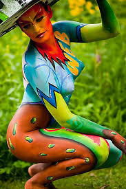 Body paint public porn pics naked photos jpg x Body paint sexy