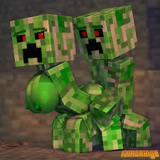 Hornycraft girl getting tight pussy fuck for the frist time png x Minecraft creeper