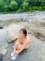 野外露出湯原温泉|同じ温泉に行った事があるので | 混浴・温泉 | 妻画像投稿倶楽部