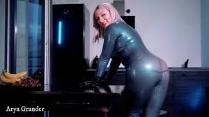 Busty milf in latex catsuit tormented jpg x Latex milf