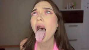 Does larkin love have a real tongue look how long it is best blowjob with huge cum shot jpg x Long tongue