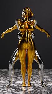 Gold painted girls jpg x Gold paint