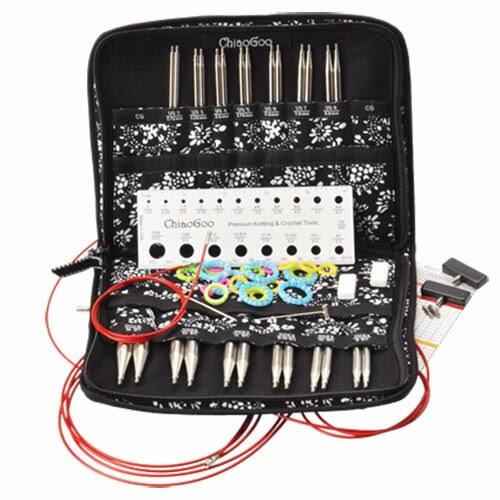 Chiao Goo Twist Red Lace Interchangeable Knitting Needle Set