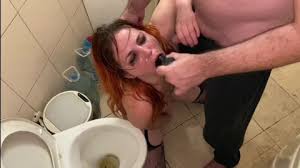 Blonde slut gets head dunked in toilet while getting fucked jpg x Head in toilet