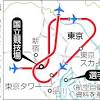 ブルーインパルスが予行演習 パラ前に都内上空飛行―空自