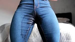 Teen barbamiska takes off her tight blue jeans and gets nailed on bar stool jpg x Jeans apretado