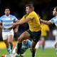 Rugby World Cup: Drew Mitchell's pass 