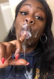 Ebony cum facial jpg x Ebony cum facial