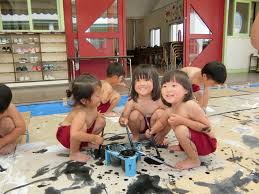 保育園　裸　夏|製作☆はなび(江坂校) | 大阪の認可保育園【ポッポ保育園】