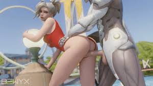 Another day of stroking for mercy ingame she has gif x Mercy gif