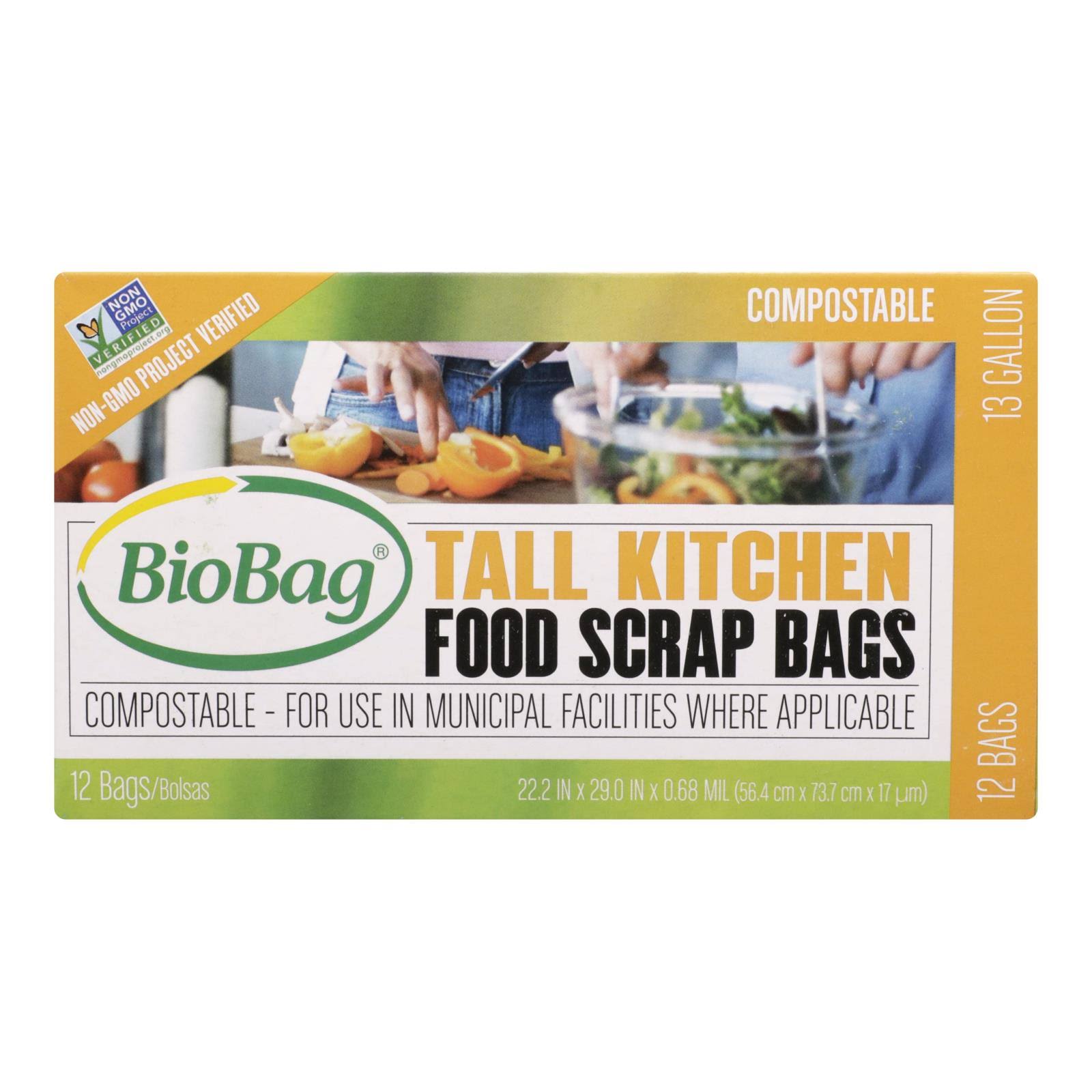 GreenPolly 13 Gallon Kitchen Trash Bags - 20ct