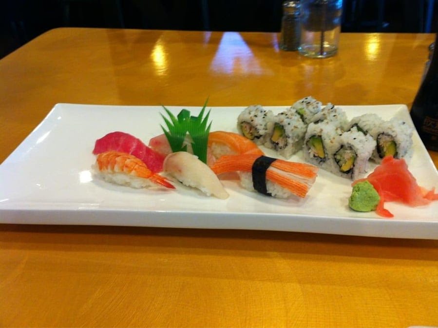 Yellow Tail Sushi by null