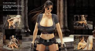 Lara croft monster jpg x Lara croft 3d monster