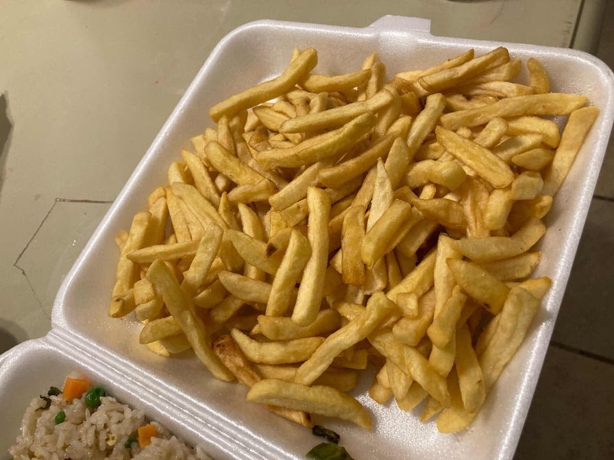 Crispy Chicken & Rice by null