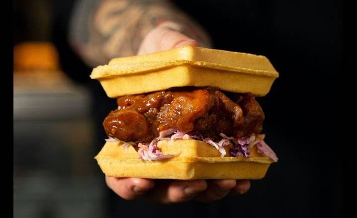 The Dirty Bird Chicken + Waffles by null