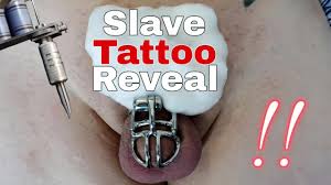 Rigid chastity cage pa piercing demo with new slave tattoo femdom dominatrix milf stepmom jpg x Piercing tattoo slave