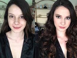 Shocking before and after makeup youtube jpg x Before after