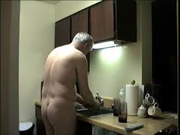 My naked butt at kitchen jpg x Nude in kitchen