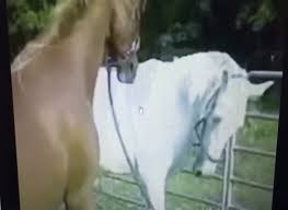 Blonde works feverishly using her oral skills to taste horse cum in this steamy beast sex video jpg x Swallowing horse cum