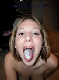 Amateur blonde teen swallows cum from in first time porno jpg x Amateur teen swallow