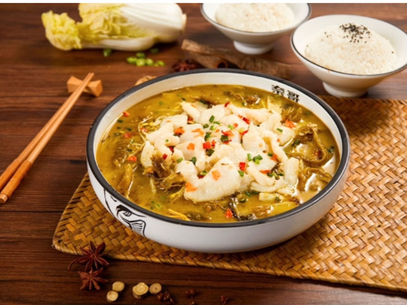 Ten Seconds Yunnan Rice Noodles / Nai Brother Chinese Sauerkraut Fish by null