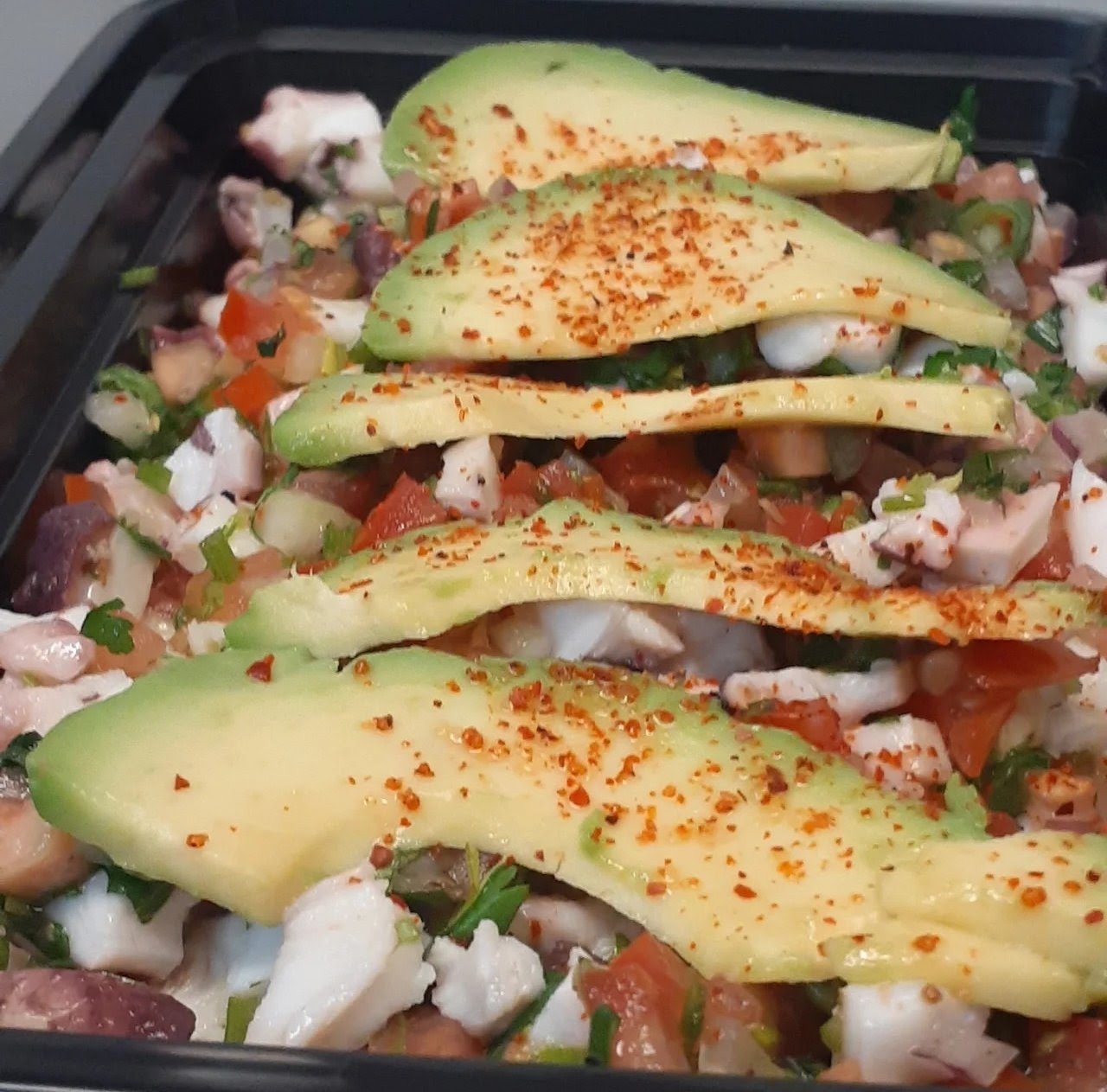 Shark Bite Ceviches by null