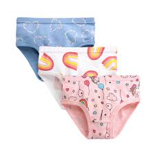 lttle girl print panties|3 PK Toddler Little Girls Cotton Underwear Briefs Kids Panties Mermaid  Pattern | eBay