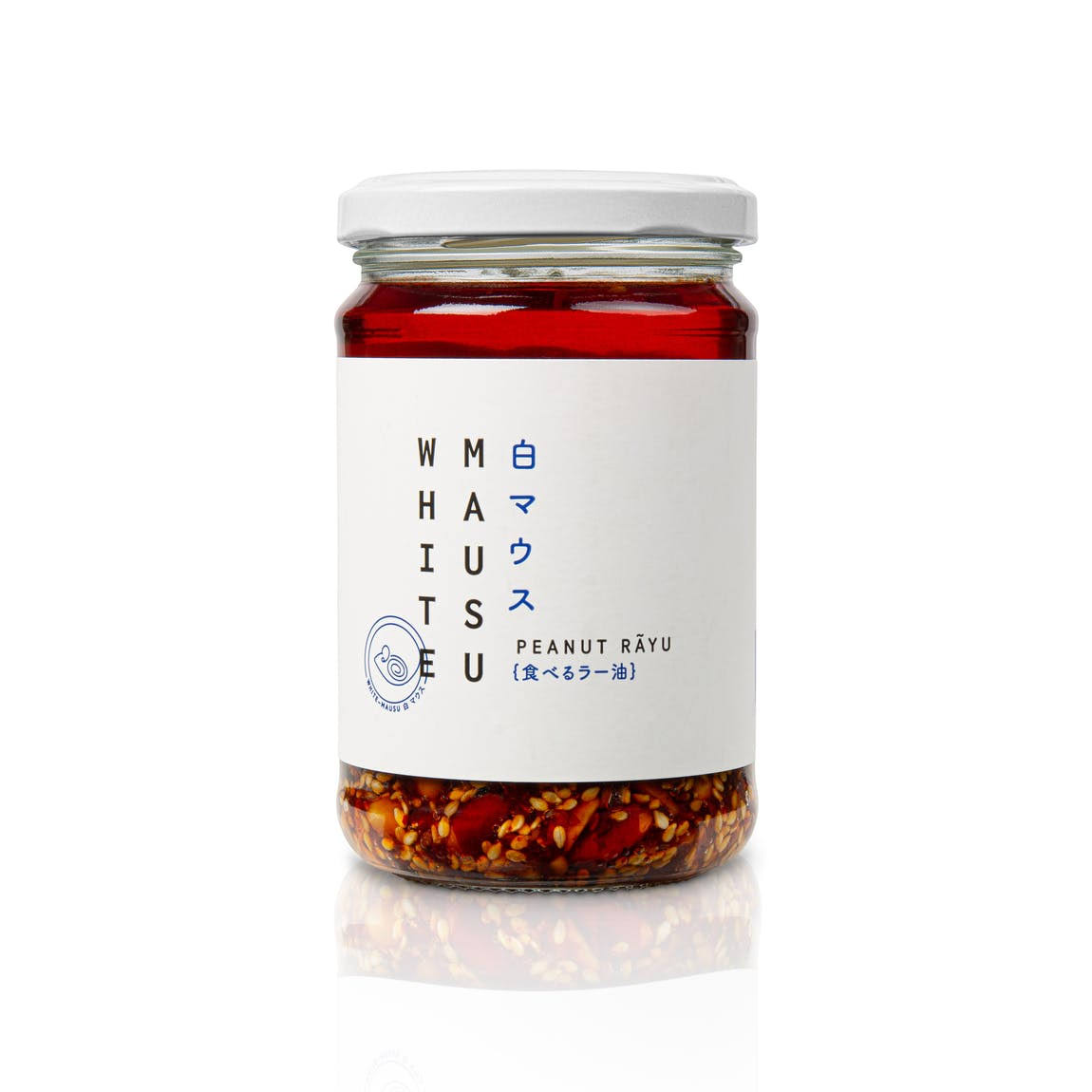 White Mausu Peanut Rayu 240g