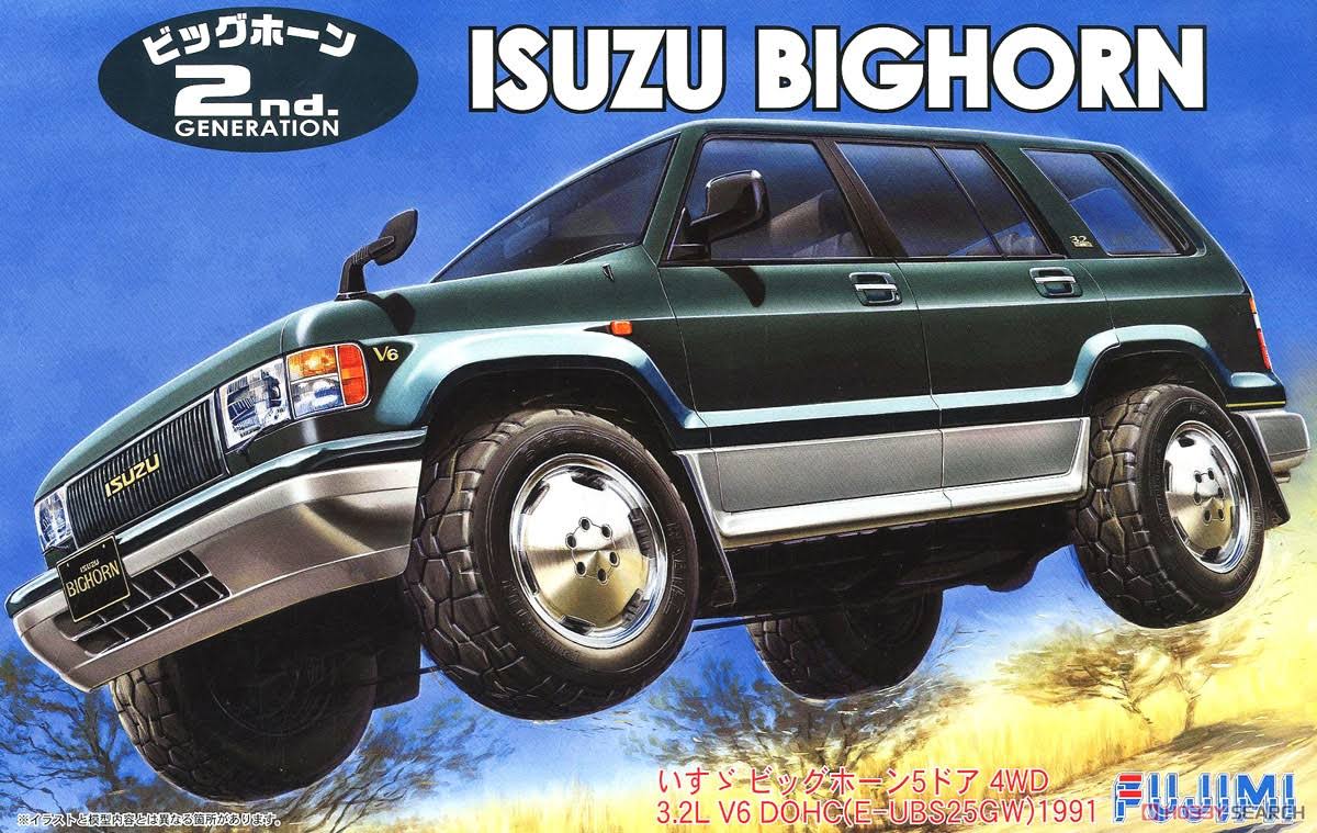 Marks Models Greenogue Fujimi 1 24 Id 51 Isuzu Bighorn Plastic Model Kit Pointy