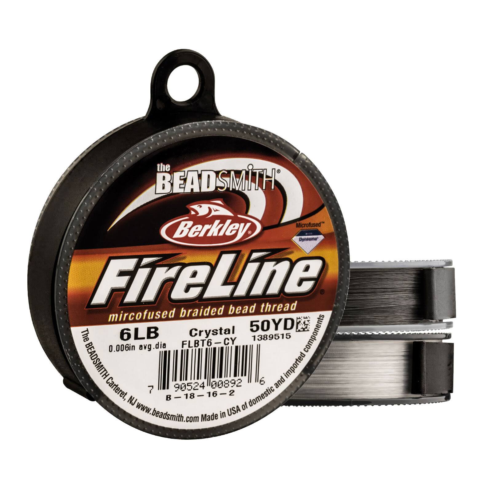 Fireline Braided Beading Thread, 10 LB / .008 Thick, 125 Yds, Crystal  Clear 