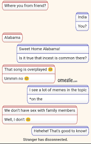 omegle incest|Omegle Incest
