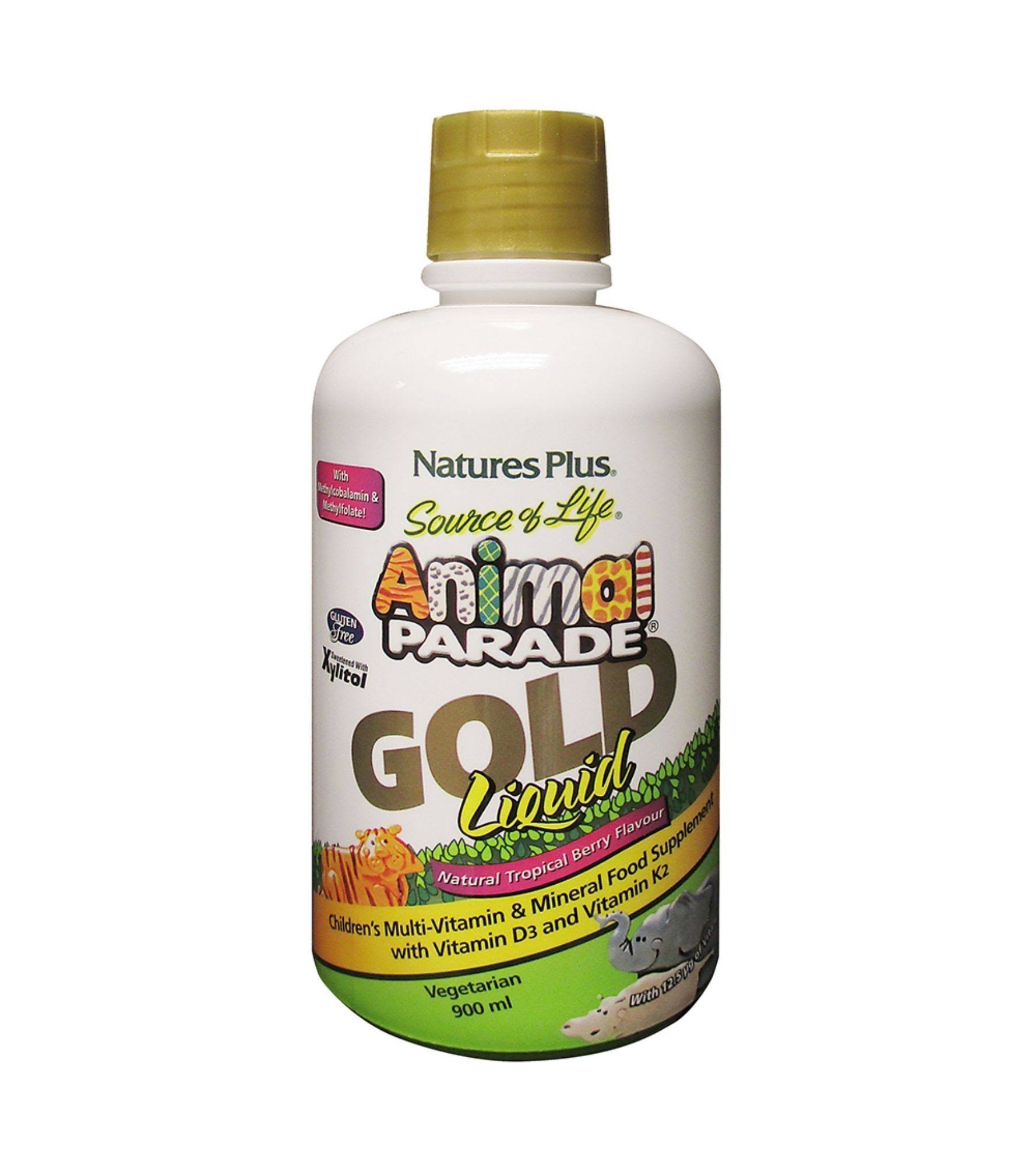 Nature's Plus Source of Life Animal Parade Gold Liquid - Natural Tropical Berry Flavour