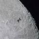 Photographer captures International Space Station flying across moon 