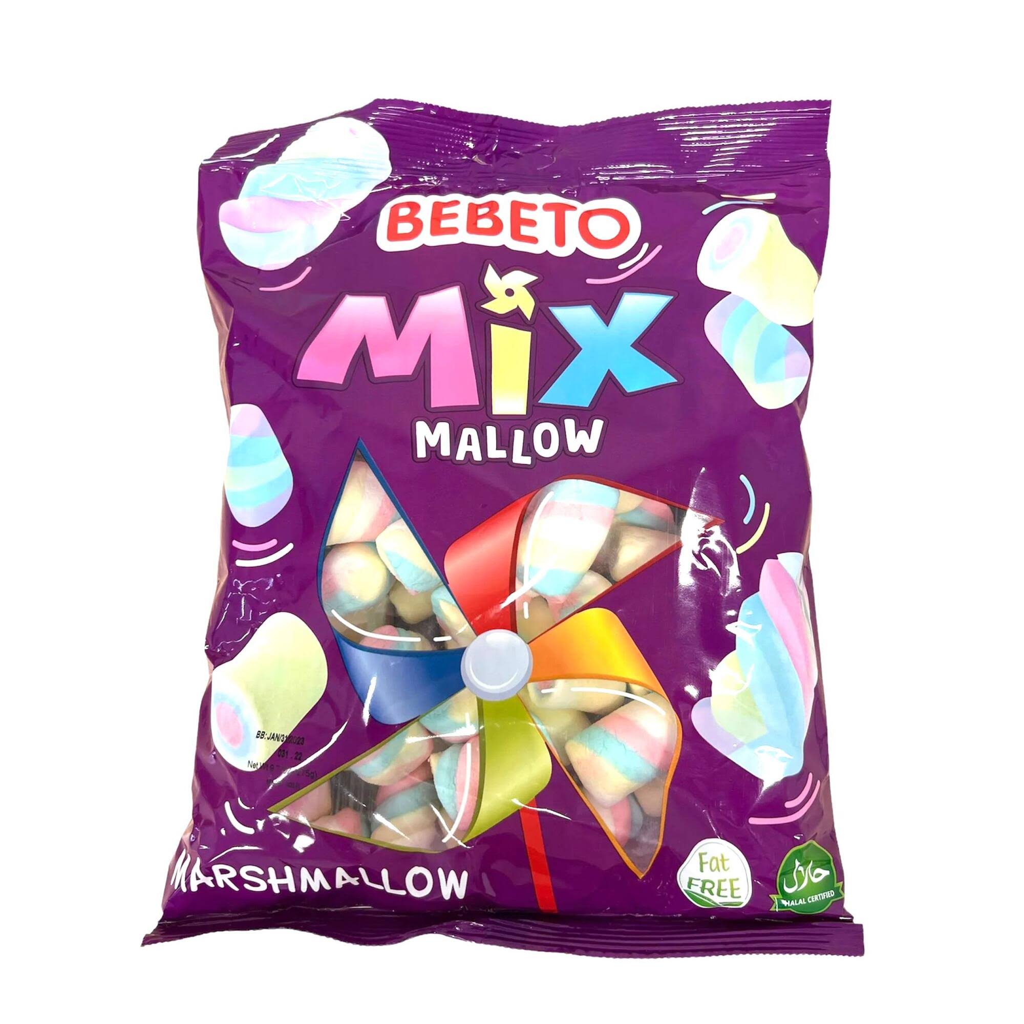 BEBETO HALAL MARSHMALLOW PLAIN WHITE 9oz.