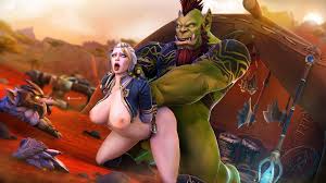 Monster sex threesome in casgras when orcs take over jpg x 3d orc